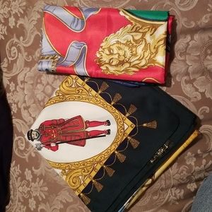 J Scarf  &  Art of the Scarves                  2 scarves
